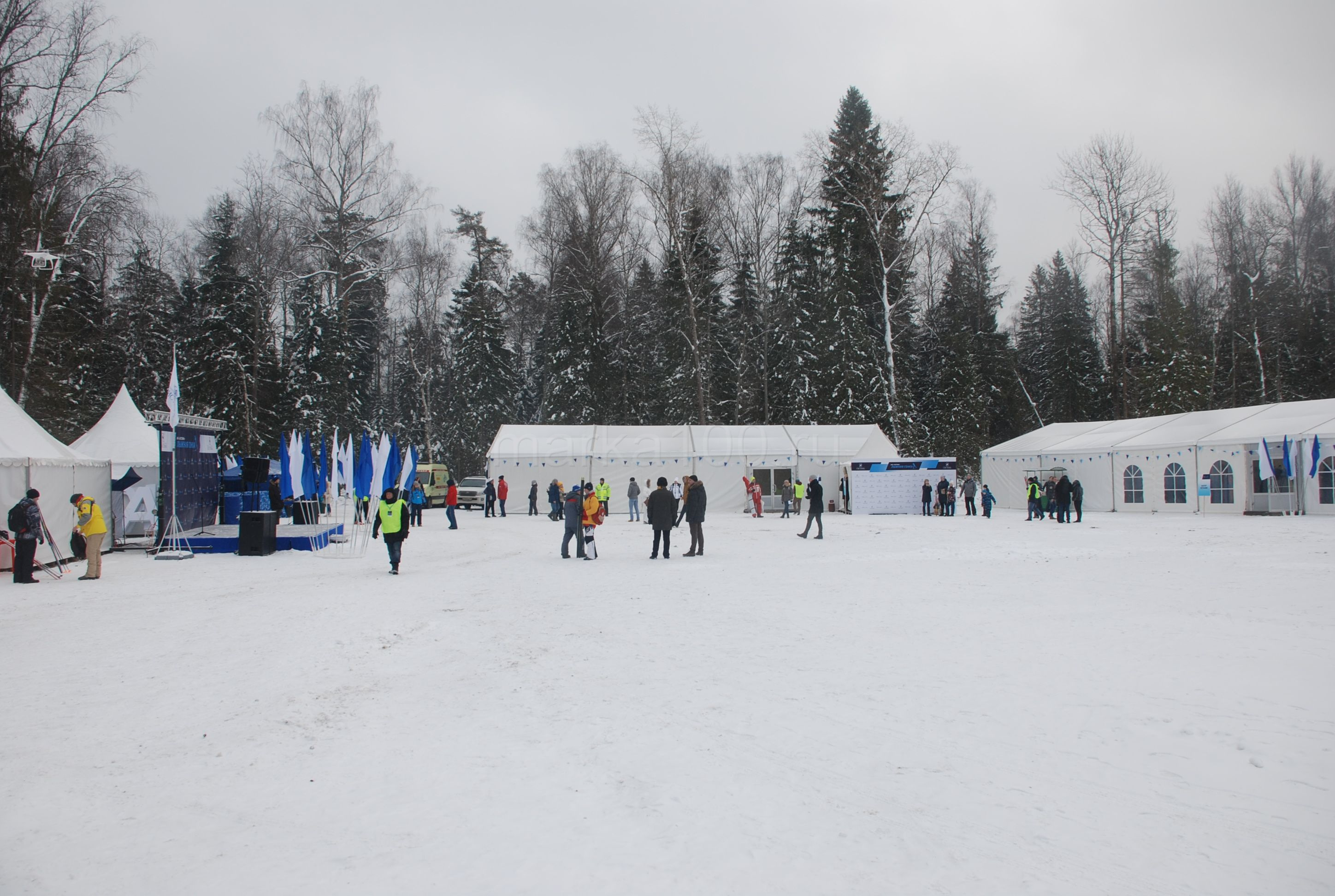 Организация лыжной гонки в Подмосковном парк –отеле