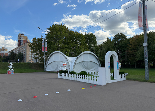 Установка игрового комплекса для детей в Москве